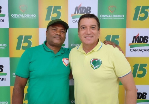 Oswaldinho anuncia Nal Coutinho como vice na chapa pra disputar a prefeitura de Camaçari